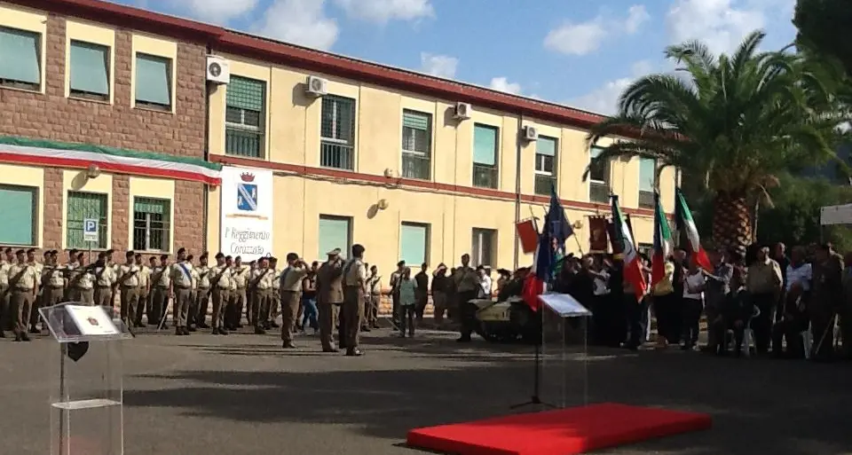 Teulada. Cambio al vertice del comando del 1° Reggimento Corazzato