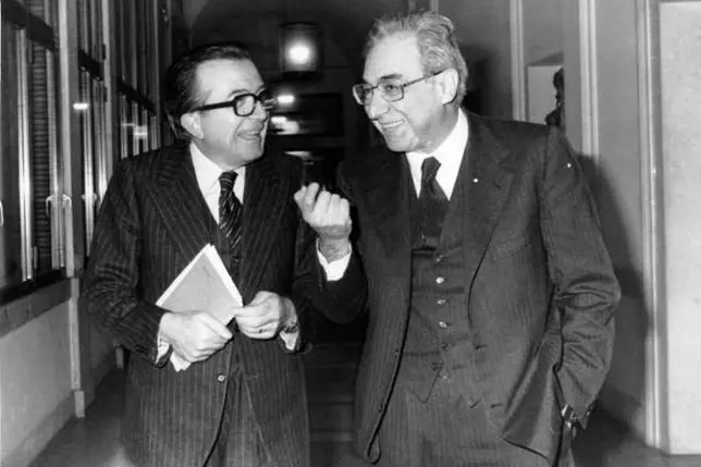 ELSA - DA SX ANDREOTTI GIULIO, COSSIGA FRANCESCO
