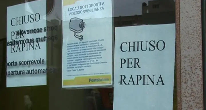 Silanus. Assalto armato all'ufficio postale, il bottino si aggira sui 10 mila euro