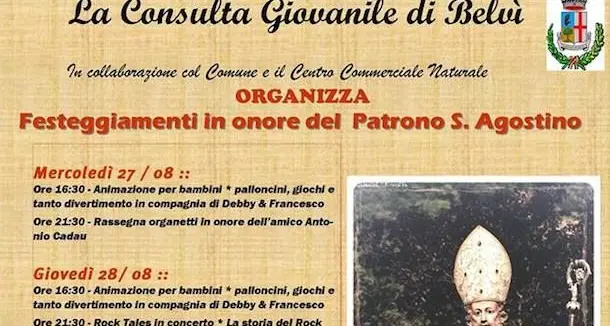 Belvì. Un paese in festa in onore del patrono Sant'Agostino