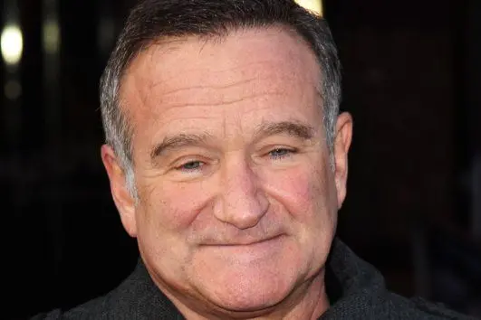 LONDON, ENGLAND - NOVEMBER 20: (UK TABLOID NEWSPAPERS OUT) Robin Williams attends the European premiere of Happy Feet Two at The Empire Leicester Square on November 20, 2011 in London, United Kingdom. (Photo by Dave Hogan/Getty Images)