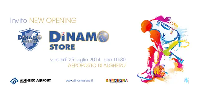 Nuovo Dinamo Store all'aeroporto di Alghero