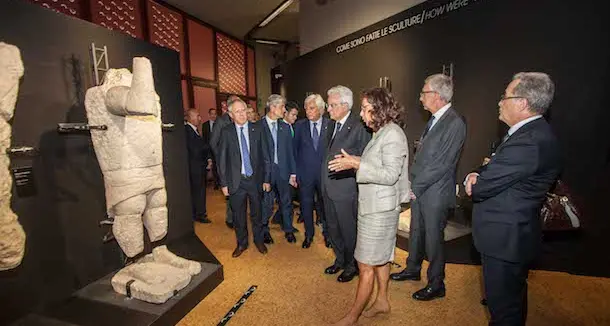 Il Presidente della Repubblica in visita al Museo Archeologico di Cagliari