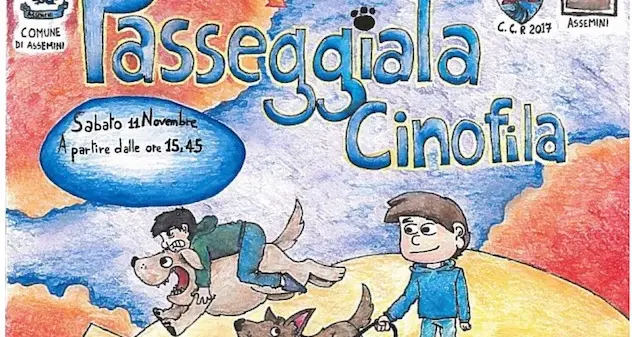 Prima passeggiata cinofila ad Assemini: appuntamento sabato