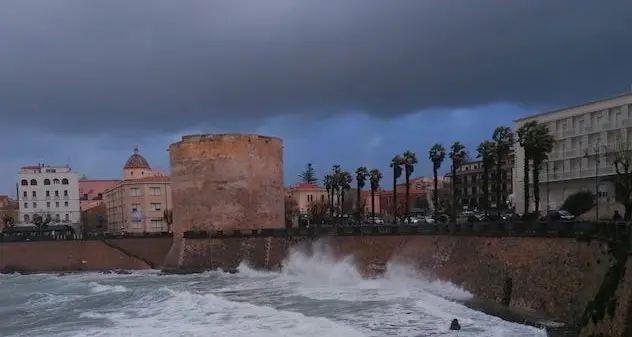 Maltempo in Sardegna: arrivano piogge e venti a 80km/h