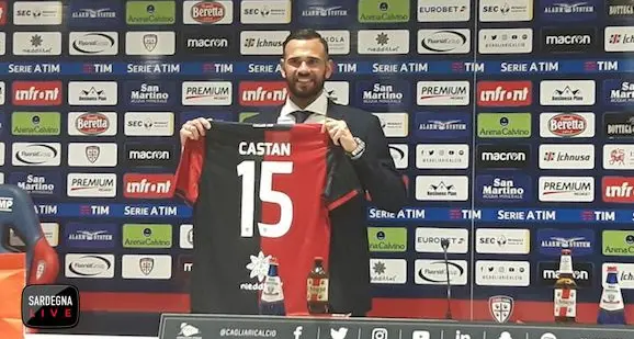 Calciomercato invernale, il primo acquisto del Cagliari Leandro Castan: \"Sono molto contento di essere qua\"