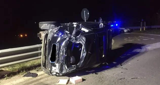 Cagliari. Auto si ribalta sulla 195, donna grave in ospedale