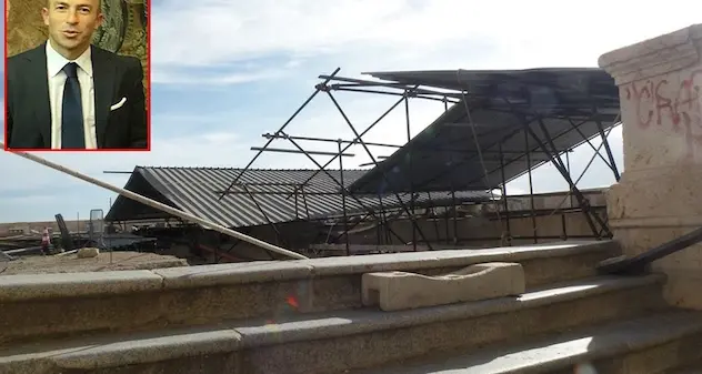 Bastione Santa Caterina, sopralluogo del consigliere Onnis: \"Sito bellissimo, ma i lavori sono fermi\"