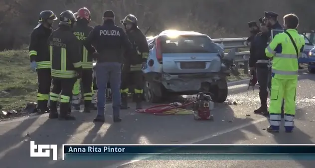 Basta morti sulla Statale 129: ecco il servizio del TG1