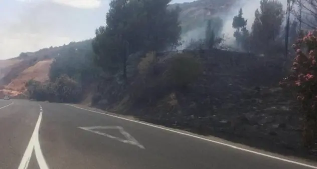 A Monteponi il terreno continua a fumare per la combustione del materiale minerario