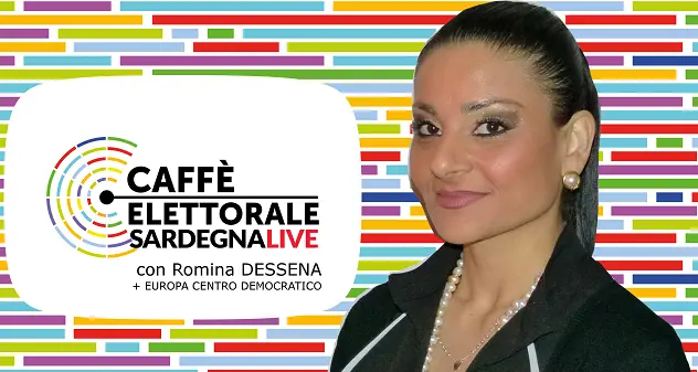 Venerdì 23 febbraio alle ore 14:00 \"Caffè Elettorale\" con Romina Dessena (+ Europa Centro Democratico)