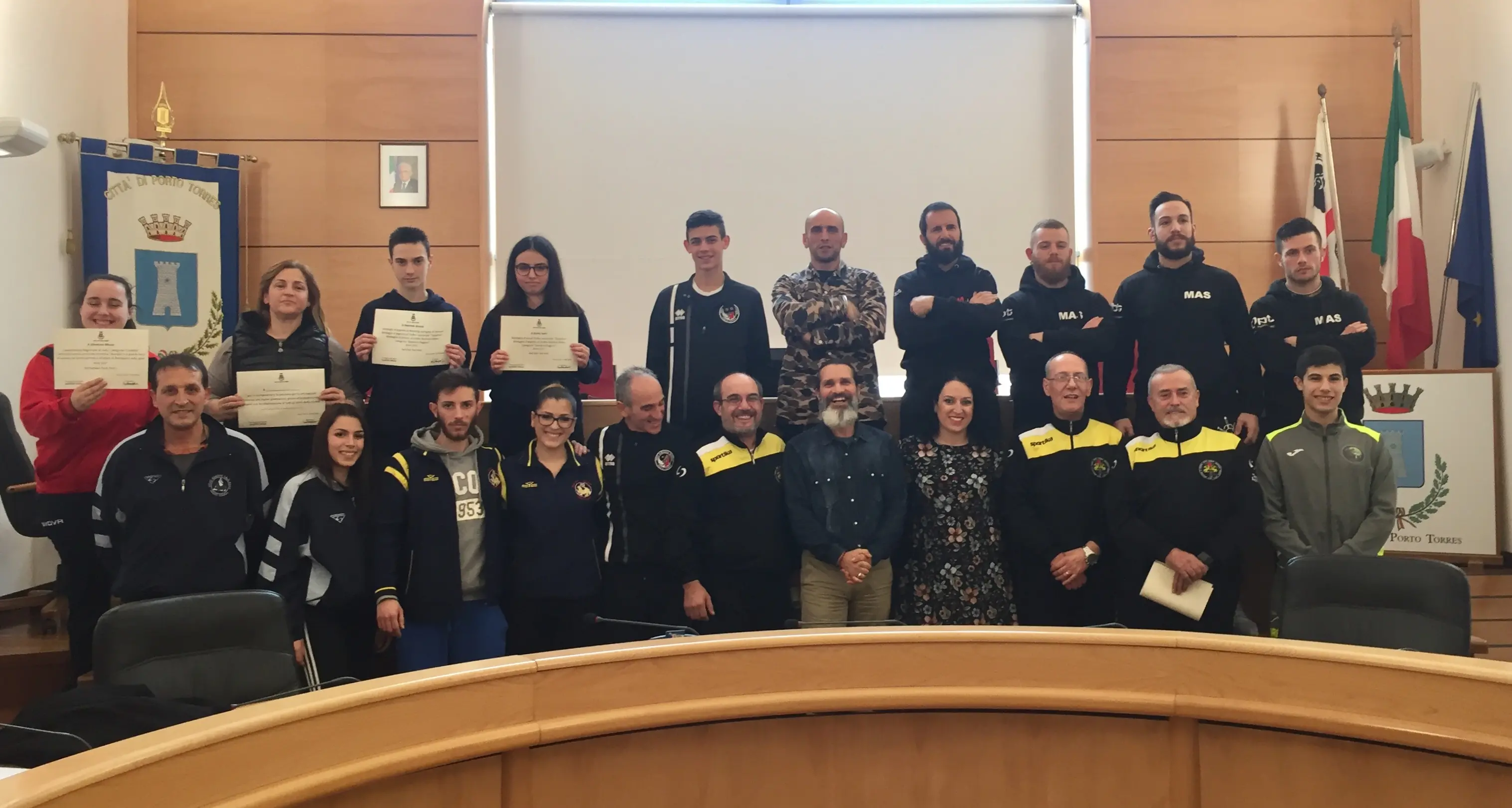 Premiati i maestri e gli atleti delle arti marziali