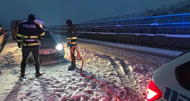 Neve: la situazione sulle strade