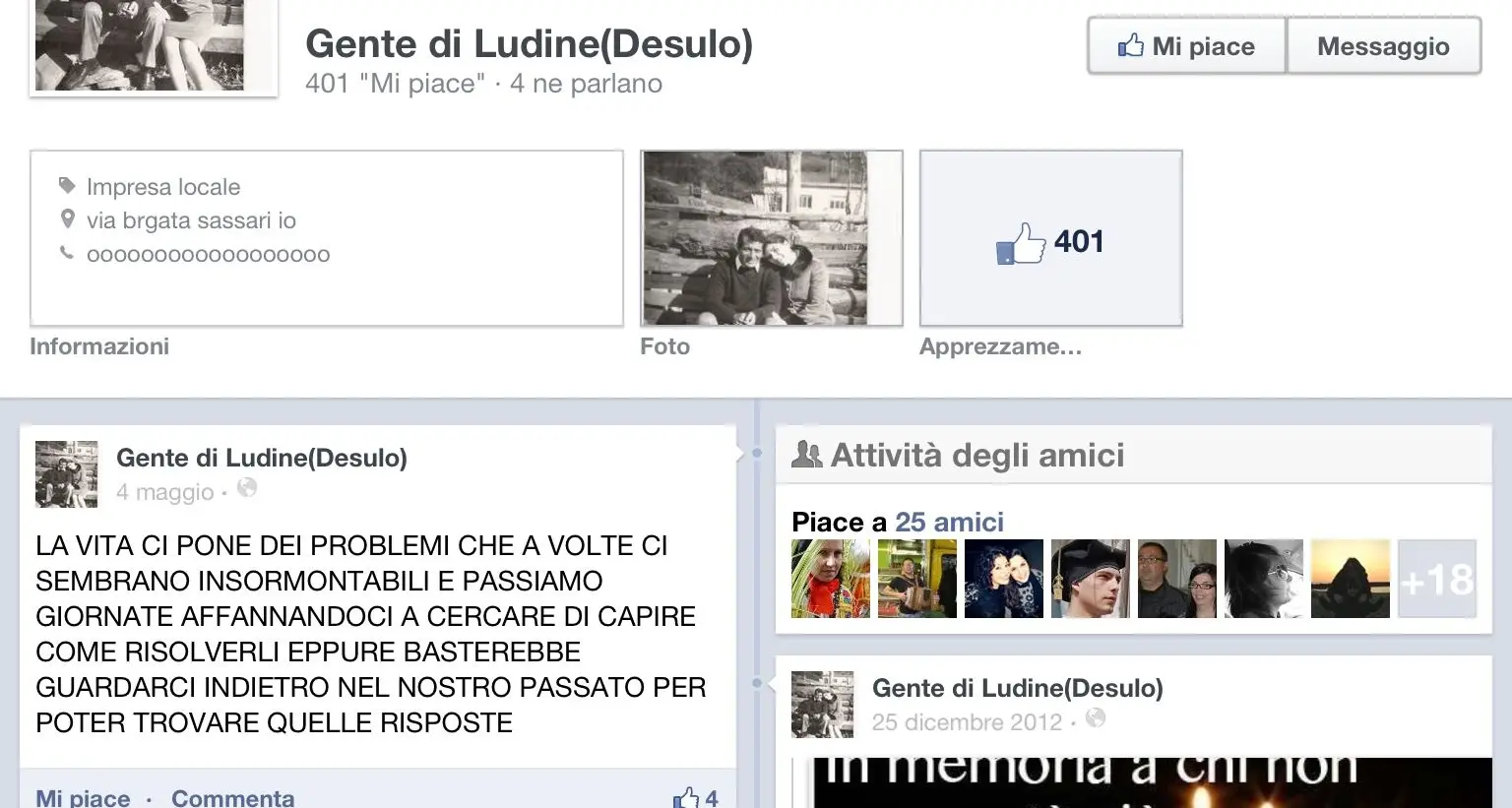 Desulo: Ludine, la memoria sul web. Il rione popolare raccontato nelle immagini donate dai residenti