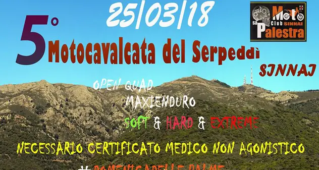 Motocavalcata del Serpeddì, Sinnai si prepara alla quinta edizione