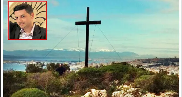 Sella del Diavolo, benedizione e via Crucis per la grande croce di legno