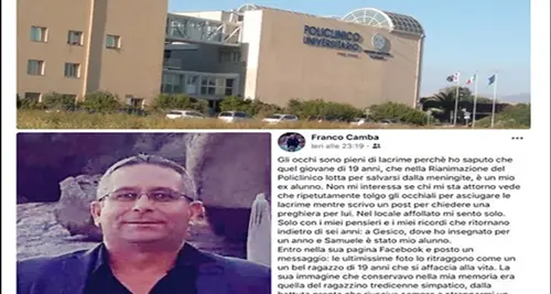 Meningite, la lettera dell’ex professore: «Ogni alunno lo porti nel cuore, forza Samuele»