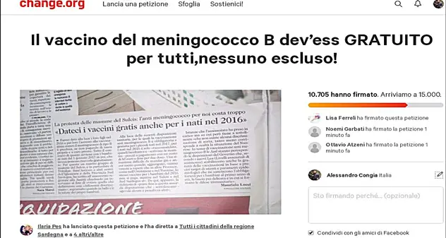 Meningite, sul web le prime petizioni: “Il vaccino deve essere gratuito per tutti”