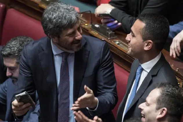 Foto Roberto Monaldo / LaPresse\\n24-03-2018 Roma \\nPolitica\\nCamera dei Deputati - Prima seduta della 18ma legislatura - Quarta votazione per l\\'elezione del presidente\\nNella foto Roberto Fico, Luigi Di Maio\\n \\nPhoto Roberto Monaldo / LaPresse\\n24-03-2018 Rome (Italy)\\nChamber of Deputies - First session of the 18th legislature - Fourth vote for the election of the president\\nIn the photo Roberto Fico, Luigi Di Maio