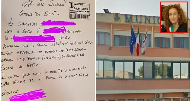 Cittadina onesta scrive alla sindaca: “Ho rotto due fioriere, pago i danni”