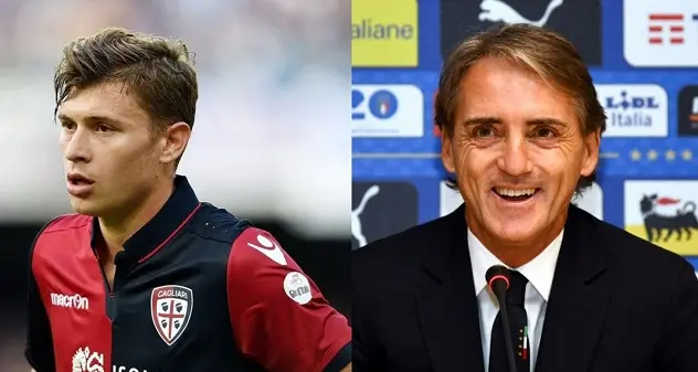 Mancini strizza l'occhio a Barella: \"Presto convocato in Nazionale\"