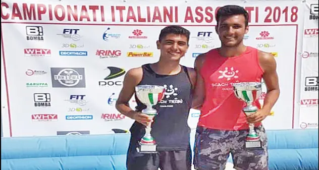 Beach tennis, a Ferrara brillano gli atleti sardi Manenti e Reginato della Beach Tribù