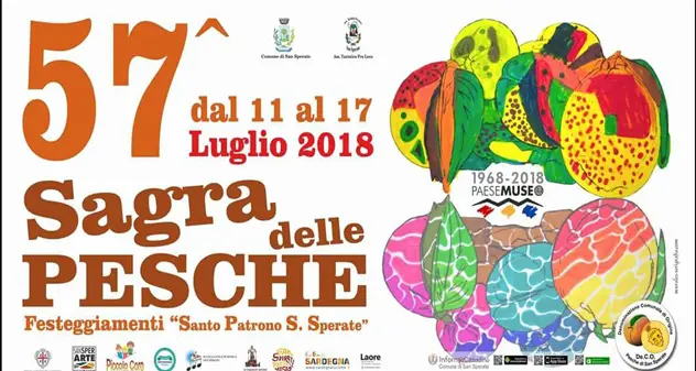 Sagra delle Pesche, una comunità in festa con la 57esima edizione: ecco il programma