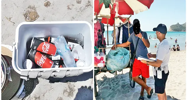 Abusivi nel mirino dei vigili urbani: maxi multe ai venditori di bibite in spiaggia