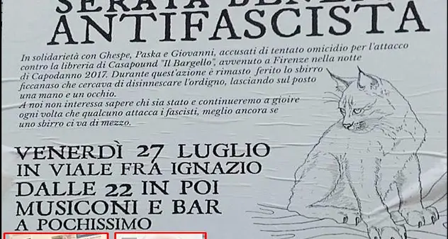 Manifestazione antifascista, gioia per il poliziotto mutilato: il caso finisce in Parlamento