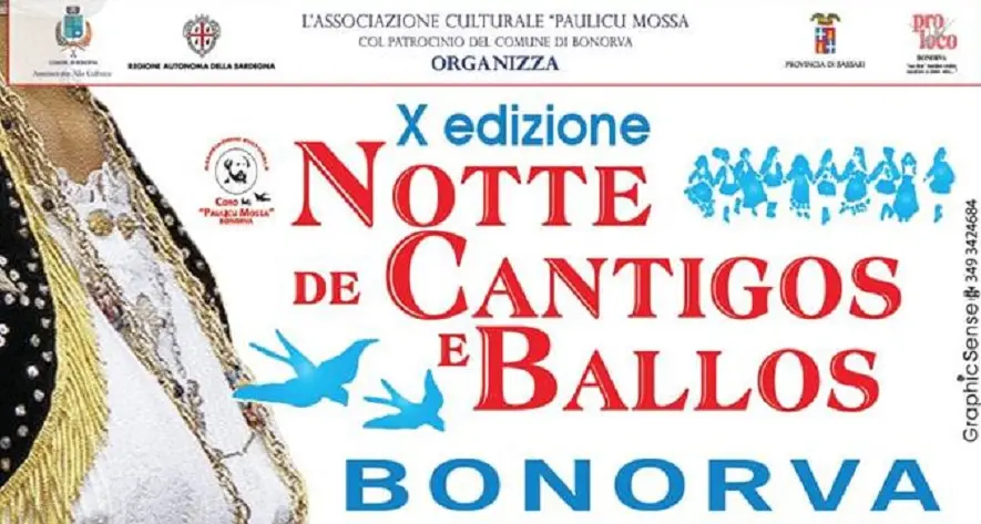 Sabato 21 luglio la decima edizione di “Notte de Cantigos e Ballos”