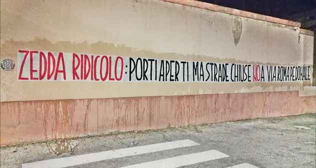 CasaPound: \"Zedda ridicolo: porti aperti e strade chiuse? No a via Roma pedonale\"