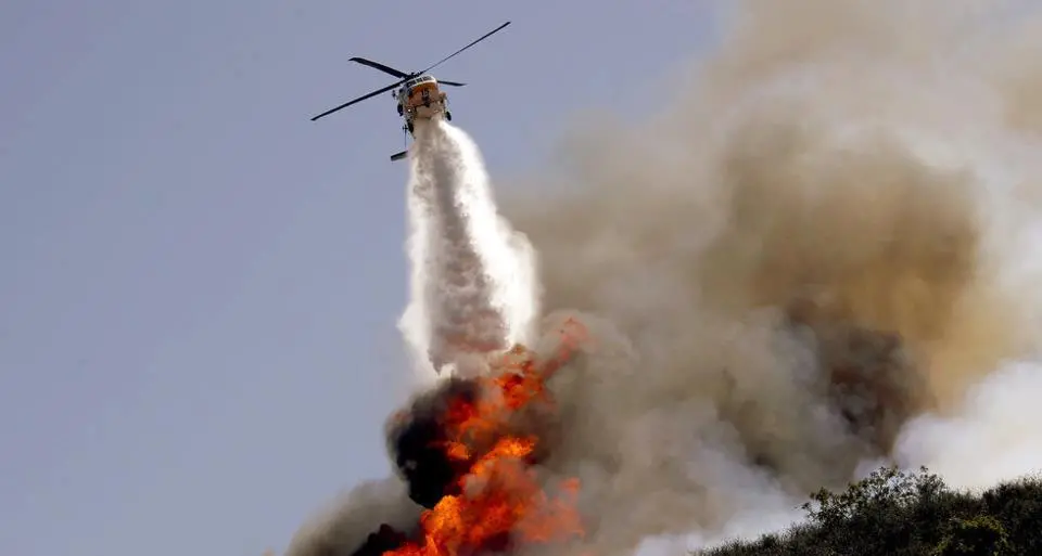 Protezione civile: bollettino di previsione di pericolo incendi per domani