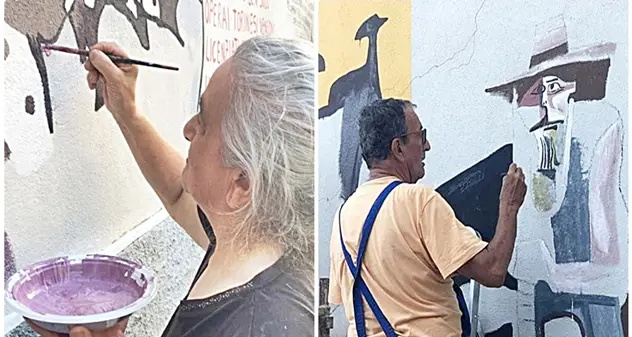 La nonnina zia Peppanna e l’orgoglio dei murales: “Così si valorizza la cultura di una comunità”