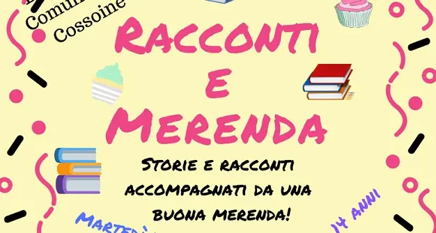 “Racconti e Merenda” martedì 11 settembre in biblioteca