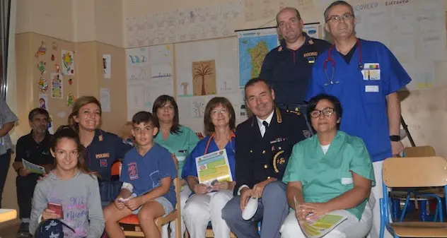 Campagna di sensibilizzazione sulla Sicurezza: la Polizia stradale all'ospedale San Francesco