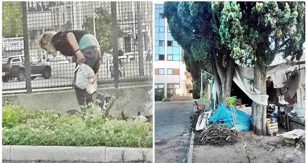 Giuseppe, 65 anni di Selargius: vive in una baracca senza acqua e corrente