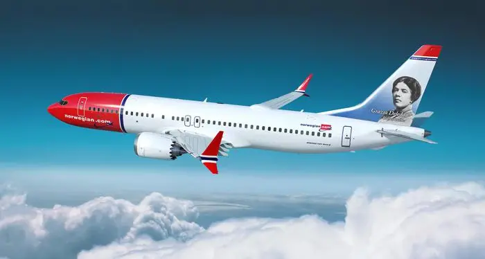 La Norwegian dedica un aereo a Grazia Deledda