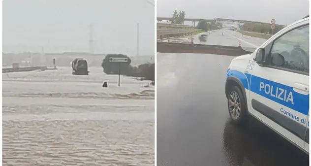 Maltempo, coppia resta bloccata con il furgone in panne sulla strada del Cacip