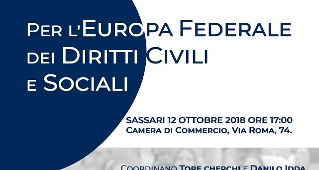 L’Europa federale dei diritti civili e sociali in un convegno alla Camera di Commercio