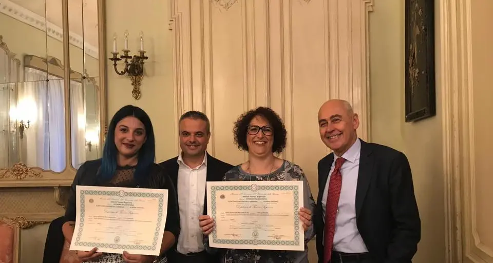 Daniela Loriga ed Elisabetta Deiana tra le diplomate al corso dell’Its Tagss