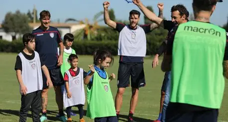 Il Cagliari ospita ragazzi Centro Down