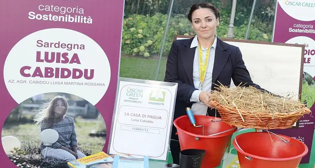 Coldiretti, l’oscar dell’agricoltura all’architetto-contadina Luisa Cabiddu