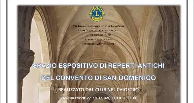 Inaugurazione Spazio Espositivo di reperti antichi al Convento di San Domenico