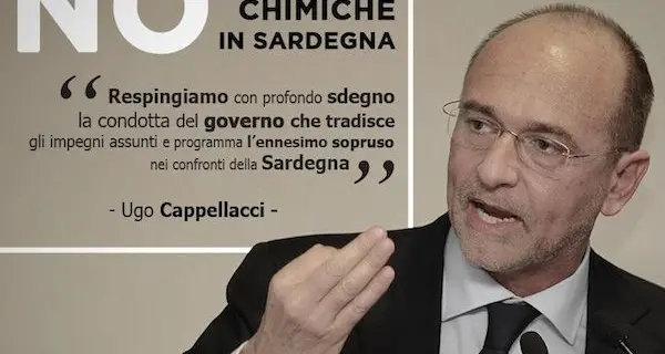 No al transito di armi chimiche in Sardegna. Cappellacci diffida il presidente del Consiglio dei Ministri