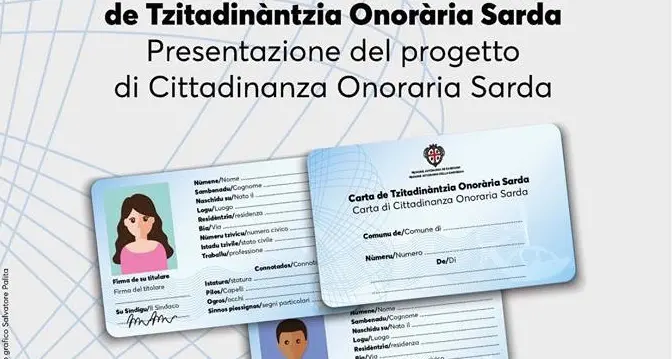 Caminera Noa: sabato 10 novembre la presentazione della proposta di legge “Tzitadinàntzia Onorària Sarda”