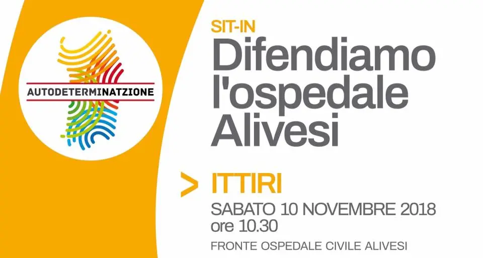 “Difendiamo l’ospedale Alivesi”: sabato 10 novembre mobilitazione di AutodetermiNatzione