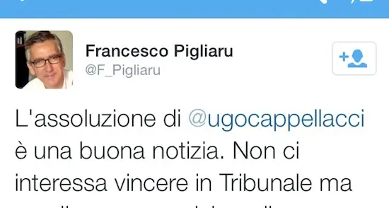 Pigliaru (Pd): \"L'assoluzione di Cappellacci è una buona notizia\"