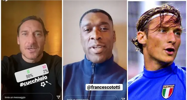 Siparietto Totti-Seedorf: \"Chissà se gli olandesi rosicano ancora per il cucchiaio\"