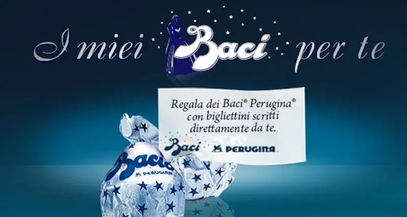 Messaggi d'amore personalizzati con i Baci Perugina