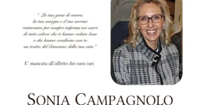 Sonia Campagnolo, la mamma morta di cancro che ha voluto mettere l’Iban sull’epigrafe. Ma il parrocco, contrario, non celebra il funerale